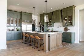 green kitchen cabinets ideas paint colors