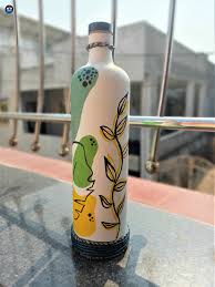 Bottle Painting Art For Home Decoration