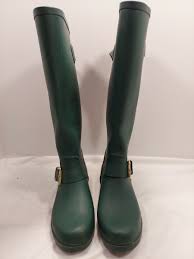 womens rain boots size 9 green ebay