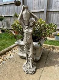 Lady With Wine Jug Statue Classical