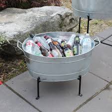 Oval Galvanized Steel Drink Tub Or
