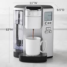 Ground coffee is inexpensive compared to coffee beans or pods. Cuisinart Premium Single Serve Coffee Maker Williams Sonoma