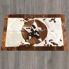 colombian sched cowhide area rug