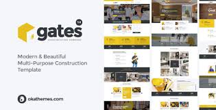 Themeforest Free Website Templates Gates Multi Purpose Construction