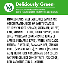 v8 blends deliciously green juice 46