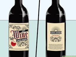3 ways to make wine labels wikihow