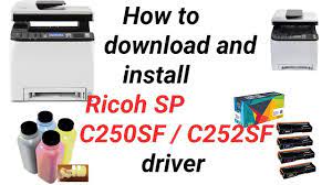 29,909 kb) ver.4.32.0.0 released date: How To Install Ricoh Sp C250sf C252sf Driver Universal Print Teach World Youtube