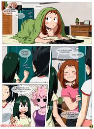 ✅️ Porn comic I See You. My Hero Academia. Sex comic training at the 