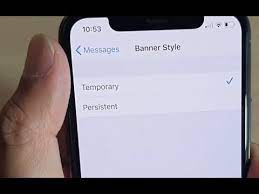 iphone demo of notification banner