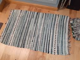 genuine amish made rag throw rugs set