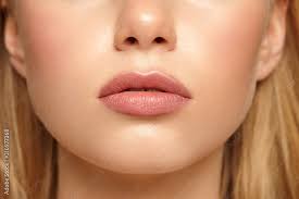 stockfoto perfect natural lips makeup