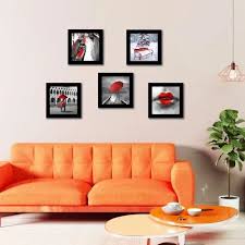 Set Of 5 Attractive Wall Photo Frame