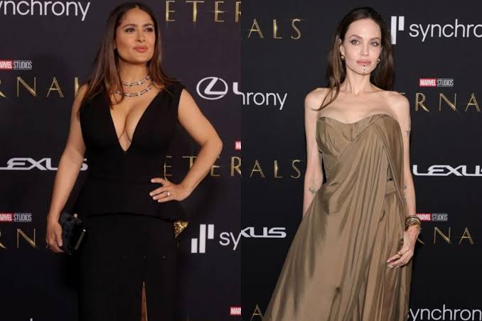 Angelina Jolie and Salma Hayek talk about joining Eternals