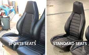 Leather Replacement Black Seat Covers