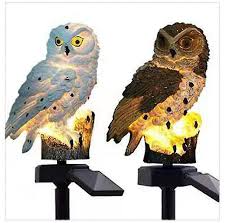 Solar Lamp Owl Animal Solar Garden
