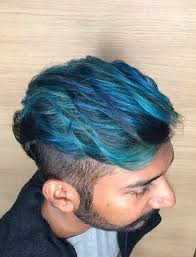 Looking for the hottest men's hair color trends in 2020? Reasons Why You Should Try Blue Hair Colour At Least Once In Your Life