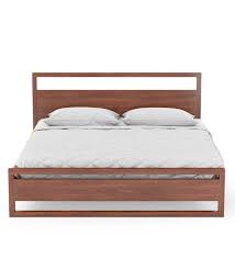 Turner Solid Wood King Size Bed In