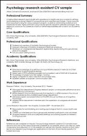 Page 3 of 3 6. Psychology Research Assistant Cv Example Myperfectcv