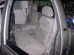 Rear Bench With Armrest Seat Covers