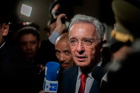 Álvaro uribe vélez was the democratically elected president of the republic of colombia from 2002 to 2010. Colombia S Supreme Court Orders House Arrest For Ex President Uribe Havana Times