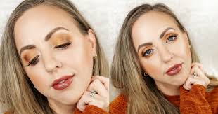 easy fall makeup tutorial with the