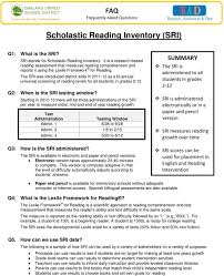 Scholastic Reading Inventory Sri Testing Window Aug 28