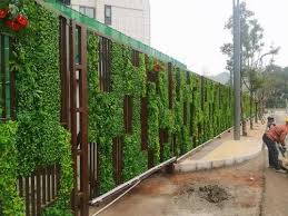 Artificial Plastic Green Wall