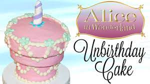 (double recipe to serve 8); Alice In Wonderland Unbirthday Cake Fiction Food Friday Youtube