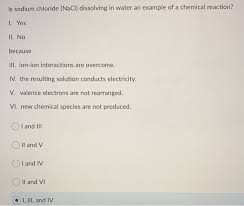 Sodium Chloride Nacl Dissolving