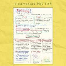 kinematics physics grade 11 color