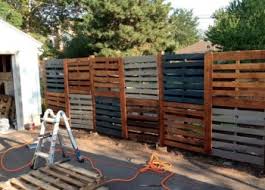 how to make a pallet fence diy yard