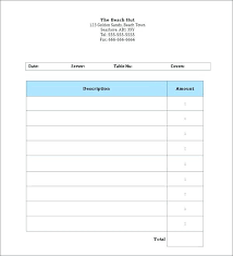Hotel Receipt Template Doc Arianet Co