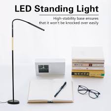 Us 82 58 23 Off Modern Touch Led Floor Lamp Standing Light Adjustable Brightness Dimmable Standing Lamp Led Floor Lamp For Living Room Reading In