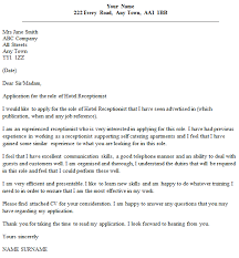 Awesome Collection of Front Desk Clerk Sample Cover Letter With Additional  Layout