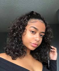 One of the coolest haircuts for curly hair is the long top short sides one. Pin On Hair Makeup Curly Hair Styles Cute Curly Hairstyles Baddie Hairstyles