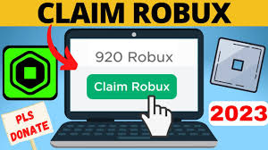 how to claim robux in pls donate