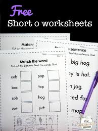 Long vowels worksheets for teaching and learning in the classroom or at home. Worksheets For Short O Words The Measured Mom