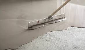 self leveling concrete as a finished floor
