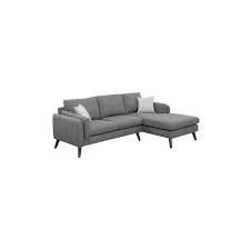 sofá en l jum derecho tapizado tela gris