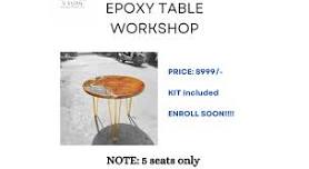 Epoxy Table Making Workshop