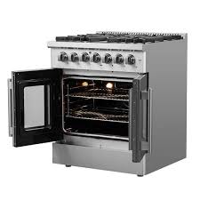 French Door Double Oven Dual Fuel Range