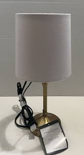 Threshold Copper Desk Lamp W White