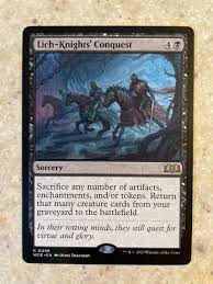 MTG NM Lich-Knights' Conquest [Wilds of Eldraine] | eBay