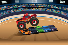 Monster Truck Wall Mural Wallpaper