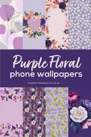 8 free purple flower iphone wallpapers
