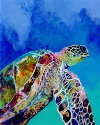 Sea Turtle Wall Art Turtle Art Print