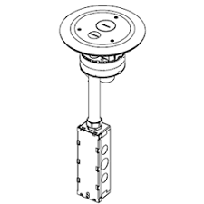 wiremold flush furniture feed poke thru