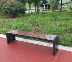 Ourdoor Park Wpc Bench Made Of