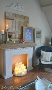 Diy A Faux Fireplace For A Cozy Winter