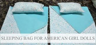 This pattern is very involved so please read through all the directions a couple of times before beginning. Diy American Girl Doll Sleeping Bag
